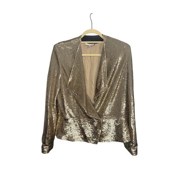 IRO 2016 Chill Sequin Jacket Women's Size 42/XL/10 - Picture 1 of 4